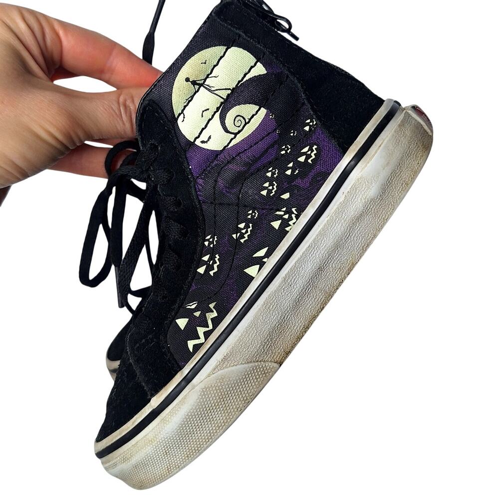 Vans Nightmare Before Christmas Sneakers Sk8-Hi Kids 11 Halloween Jack Sally